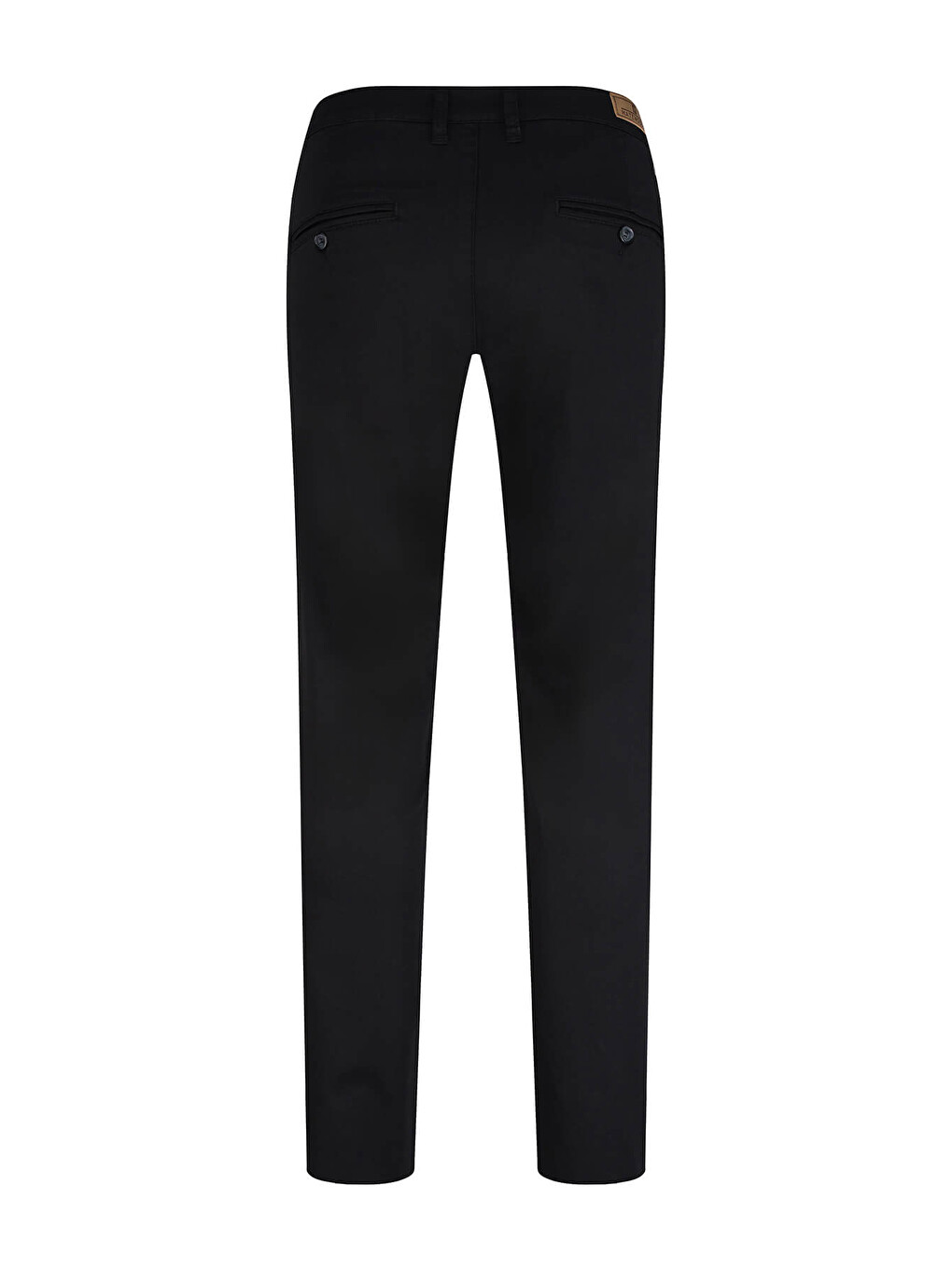 Siyah Regular Fit Yandan Cepli Kanvas Pantolon-2