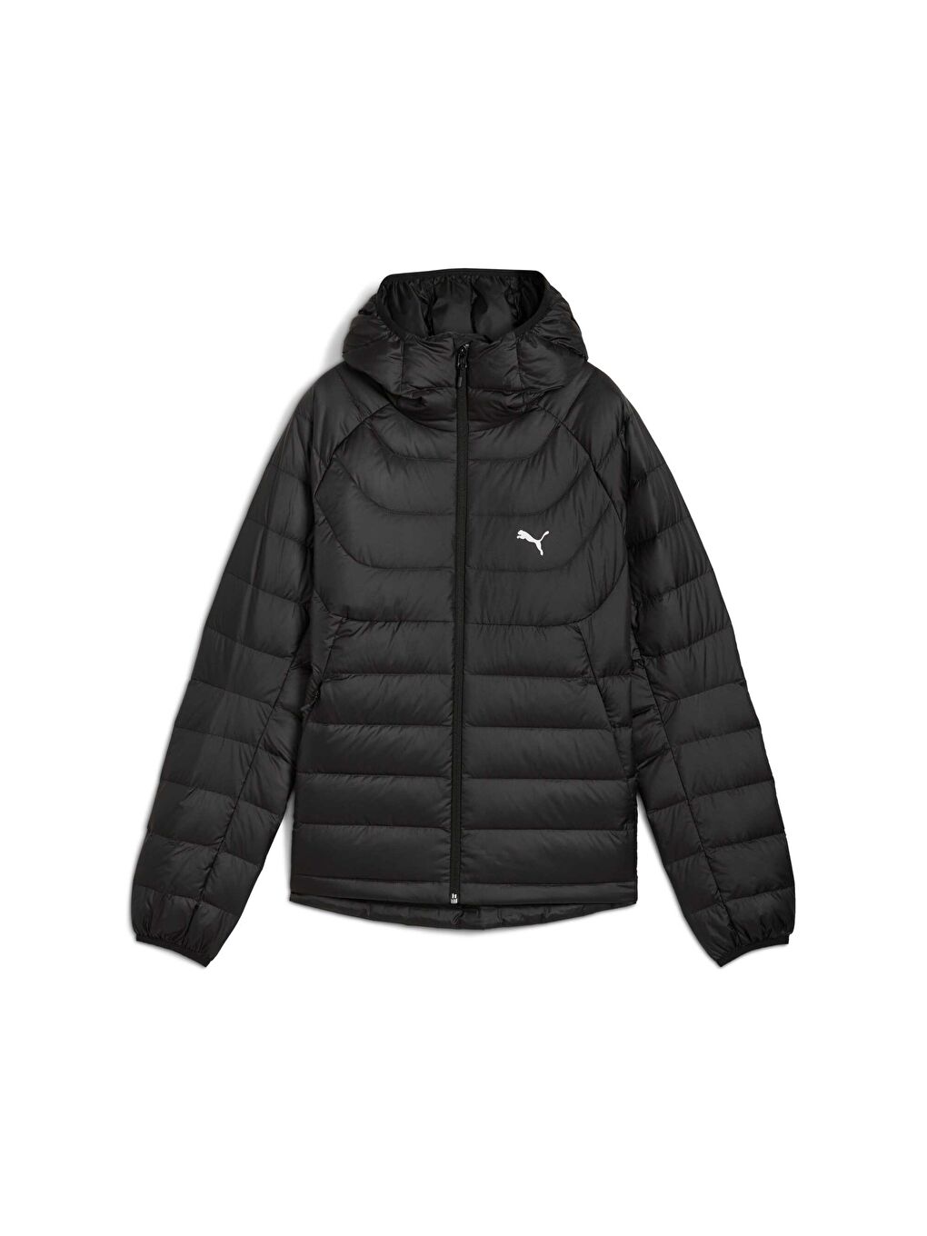 Siyah PACKLITE Down Kadın Kapüşonlu Mont