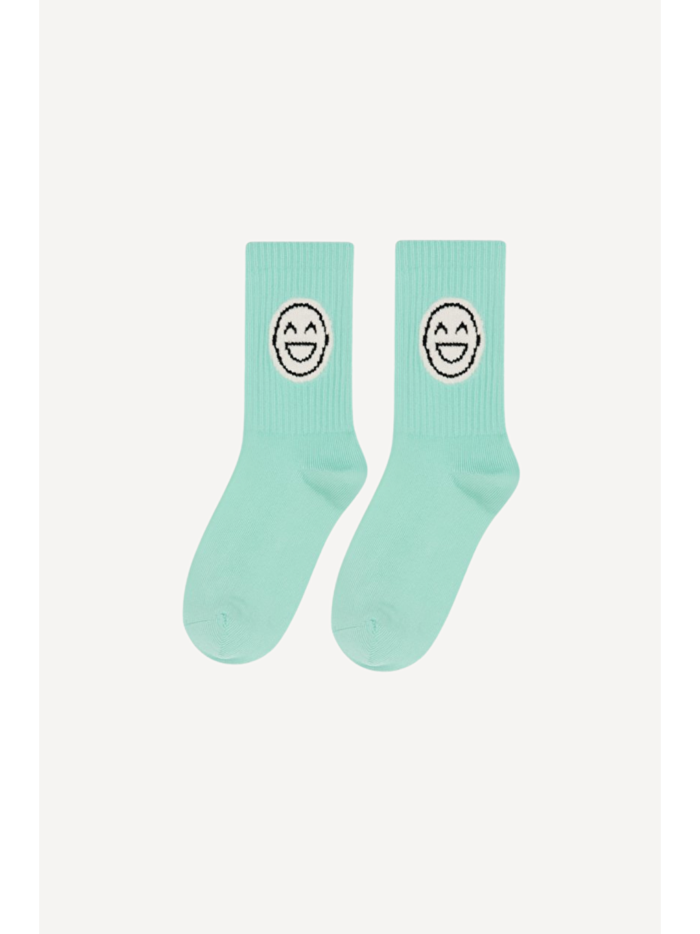 Karışık Çocuk 4'Lü Gülen Yüz Emojili Soket Çorap-3