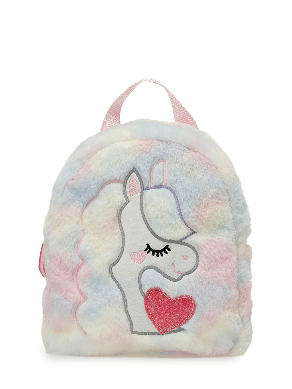 Karışık Pelüş  BPCK 5PR Çok Renkli Kız Çocuk Sırt Çantası