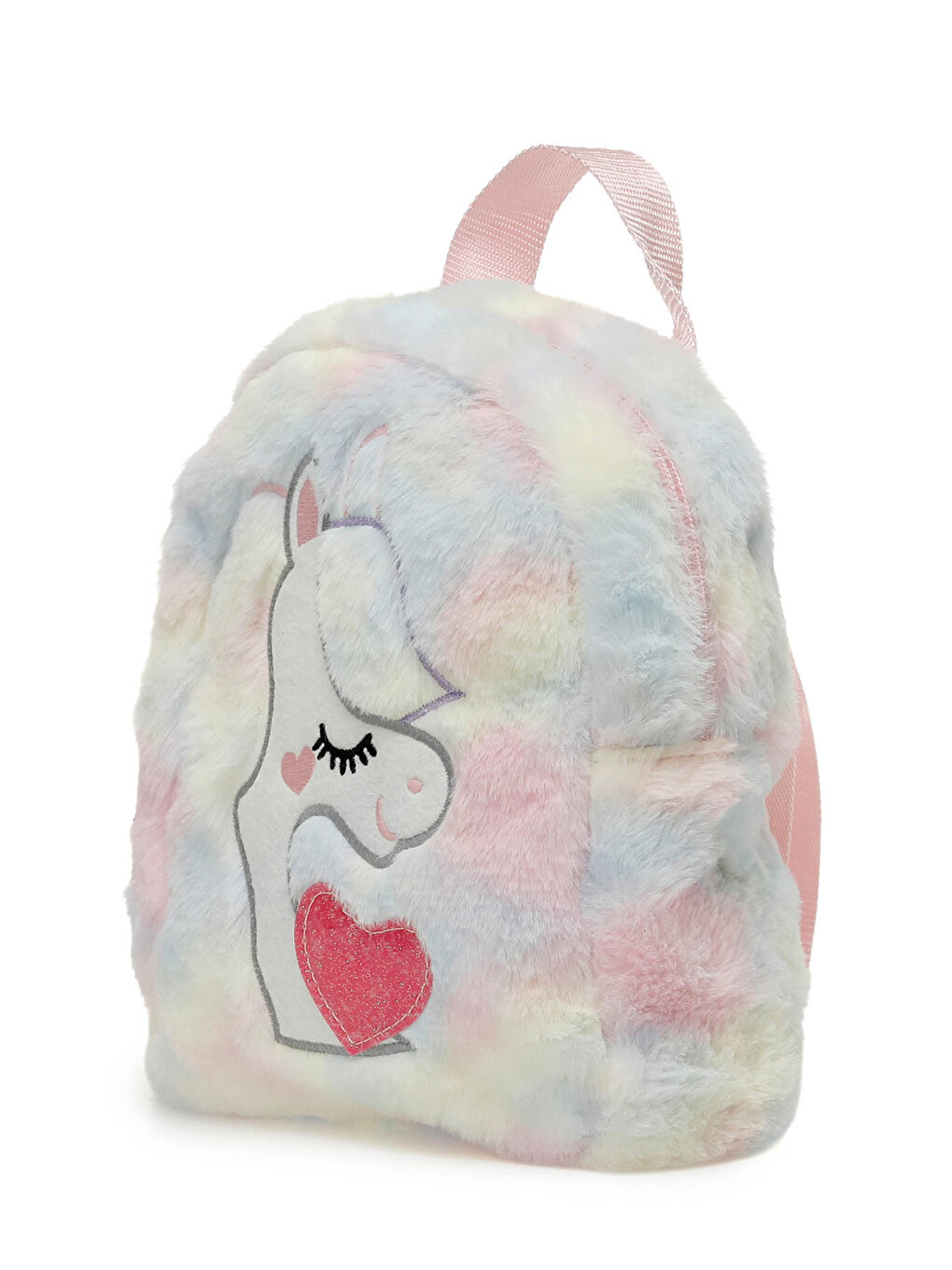 Karışık Pelüş  BPCK 5PR Çok Renkli Kız Çocuk Sırt Çantası-1