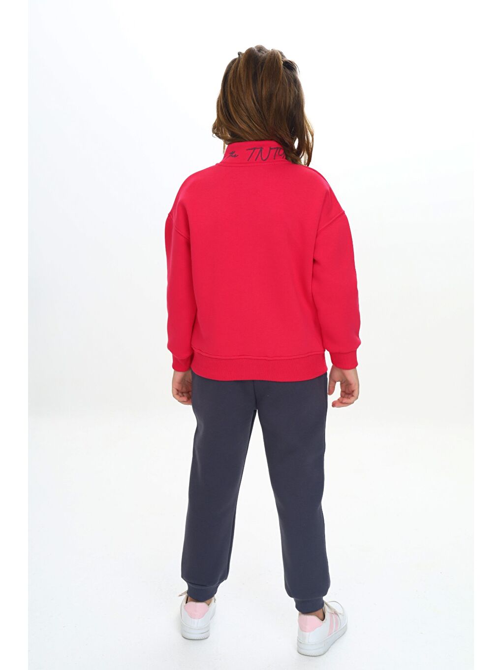 Fuşya Kız Çocuk Nakışlı Eşofman Takım-2