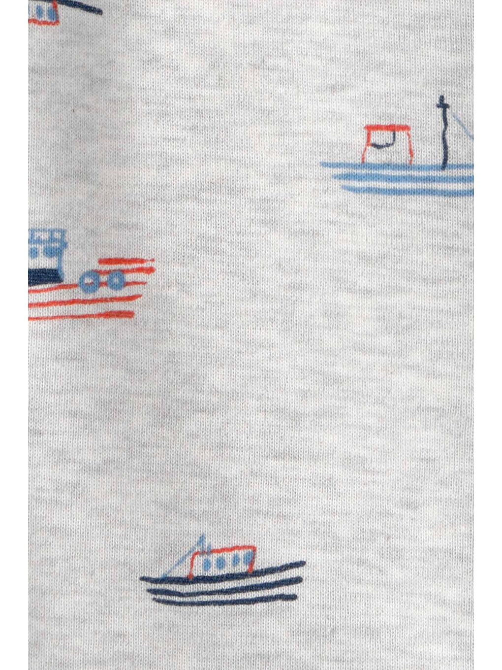 Karışık Erkek Bebek Kısa Tulum 3 Ay-24 Ay Çok Renkli-1