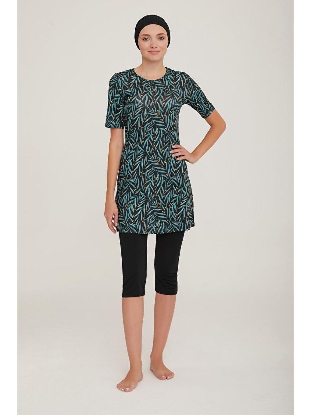 Yarı Kapalı Mayo Afşin 6 8085 Siyah-2