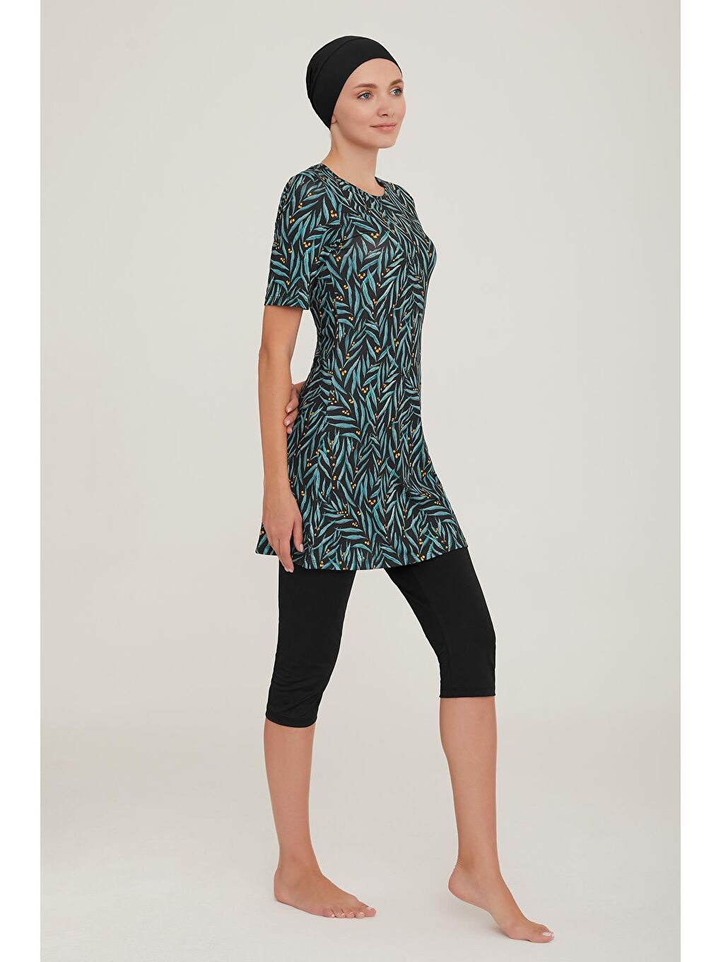 Yarı Kapalı Mayo Afşin 6 8085 Siyah-3