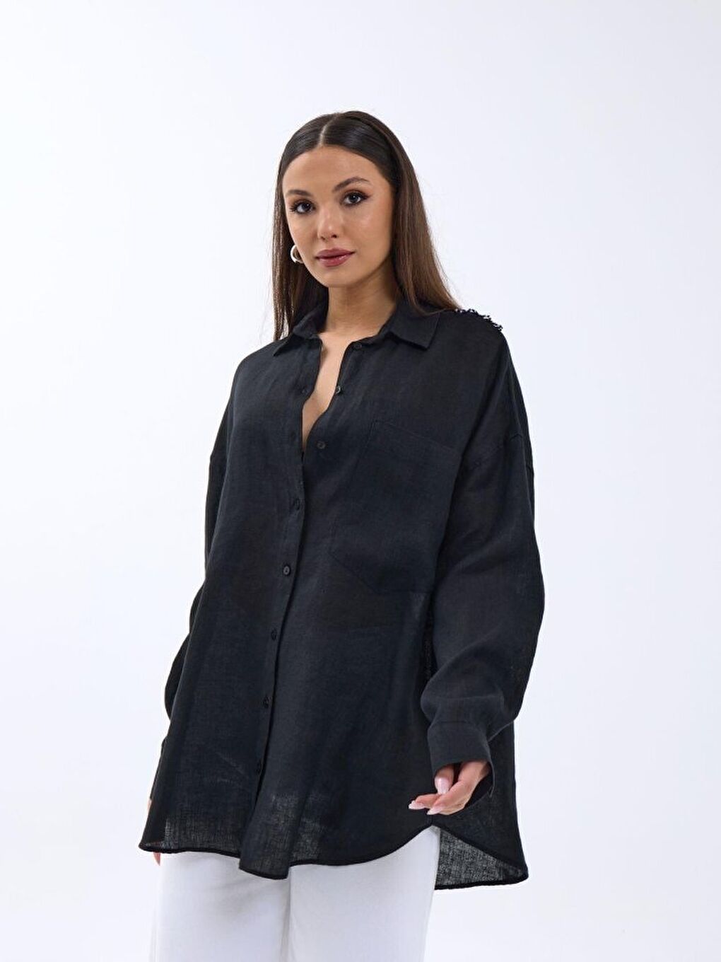 Siyah 7399 GÖMLEK-SİYAH-2