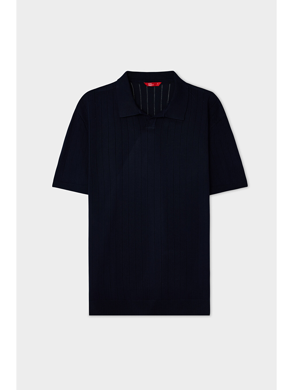 Ds Damat Regular Fit Lacivert Yazlık Rayon Triko Tişört-3