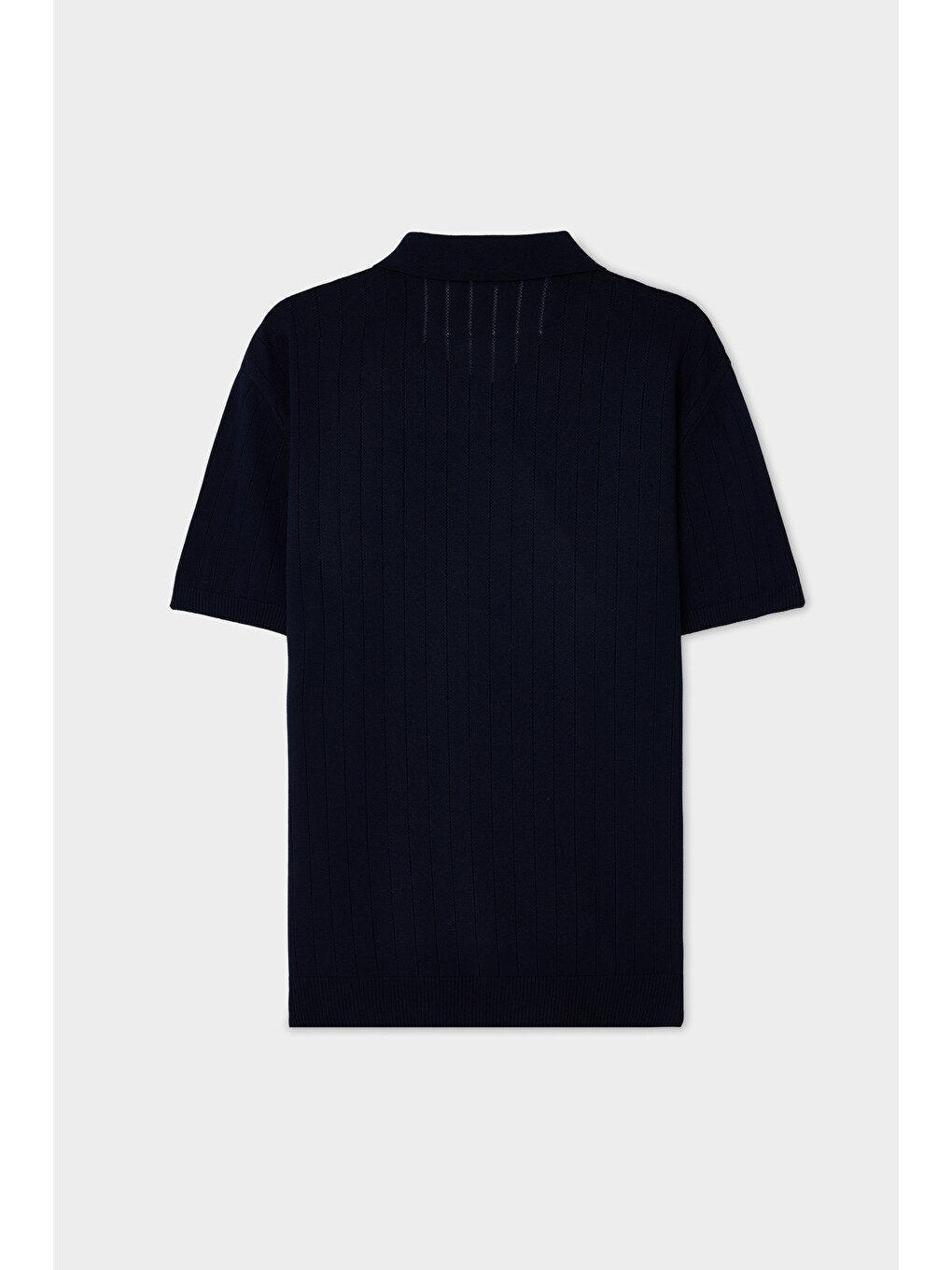 Ds Damat Regular Fit Lacivert Yazlık Rayon Triko Tişört-5