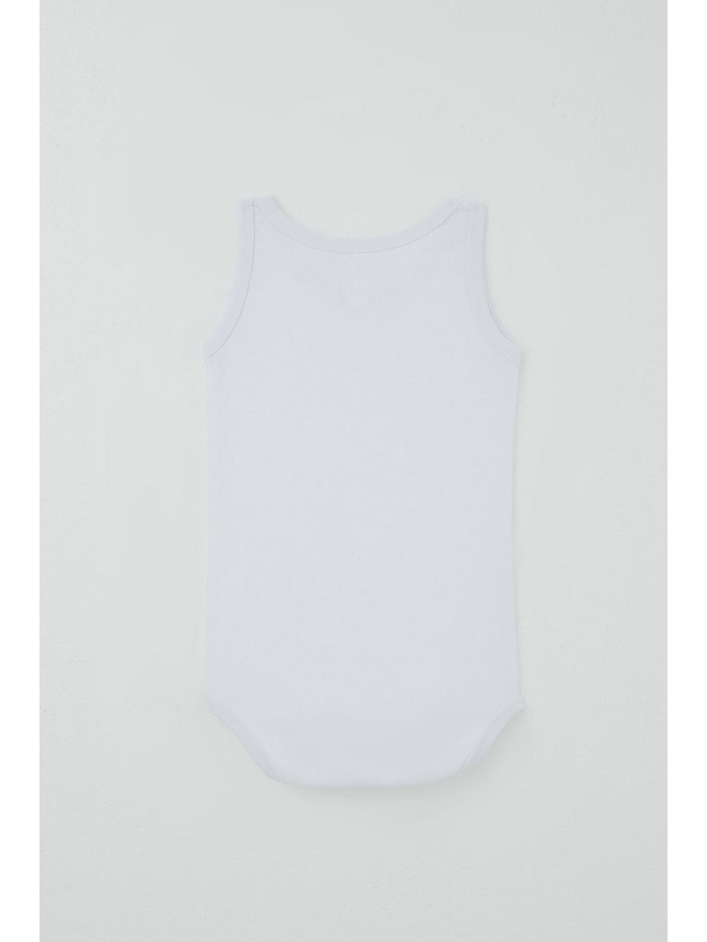 Erkek Çocuk Çıtçıtlı Atlet Zıbın Body Basic Beyaz (1-3 Yaş)-1