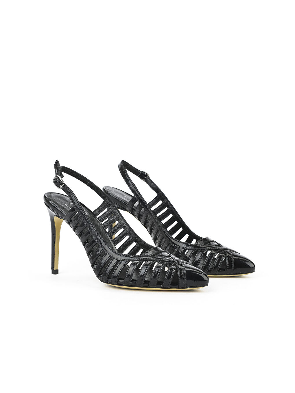 Kadın Hakiki Deri Topuklu Ayakkabı 1511030Z2532 Siyah-1