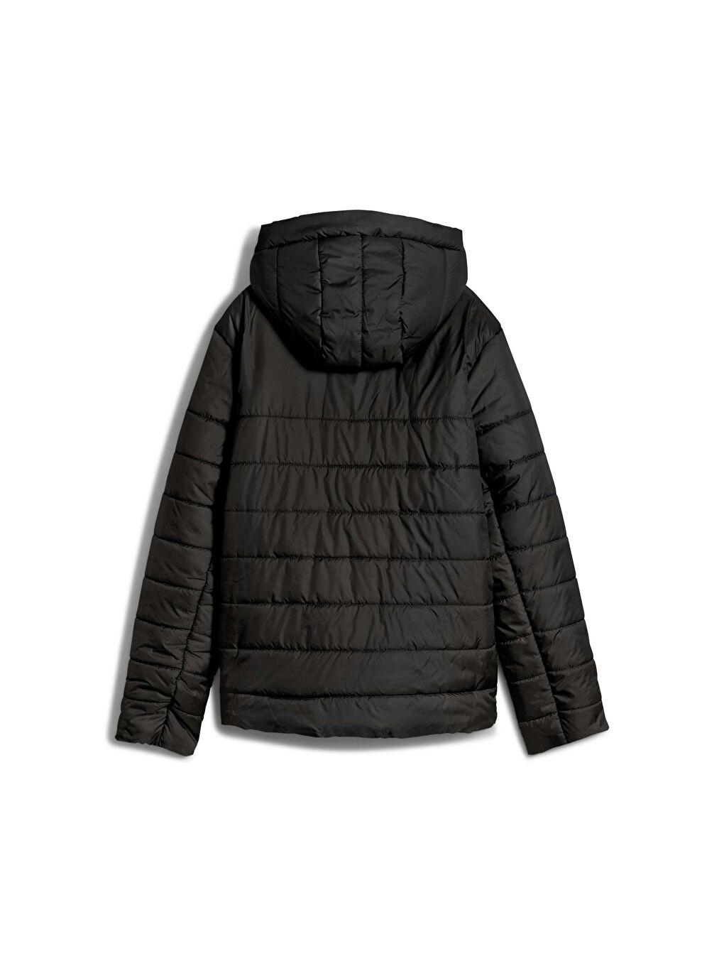 Siyah ESSENTIALS Kadın Kapüşonlu Mont-3