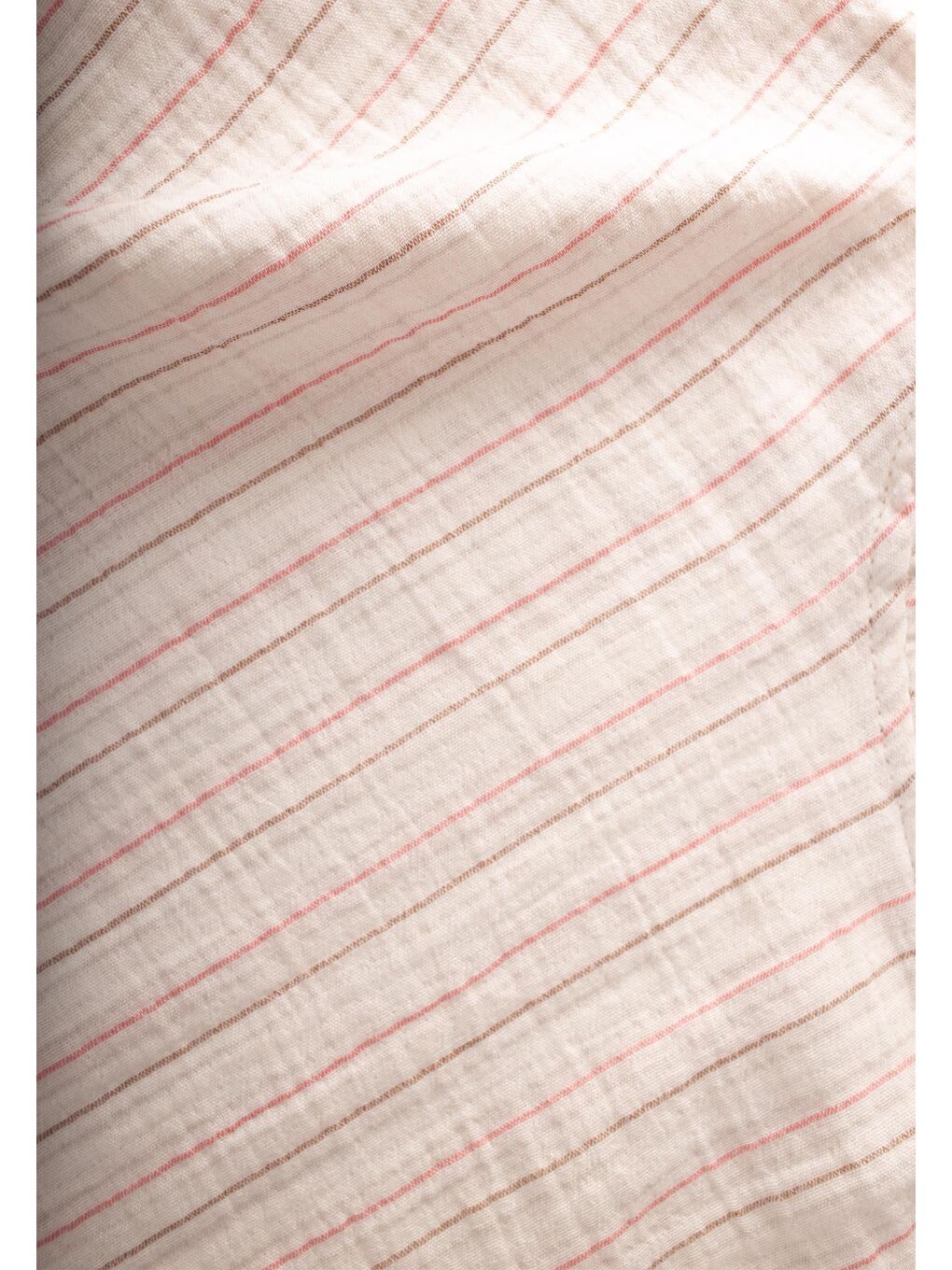 Kahverengi Müslin Panço Standart Kiremit Çizgili-2