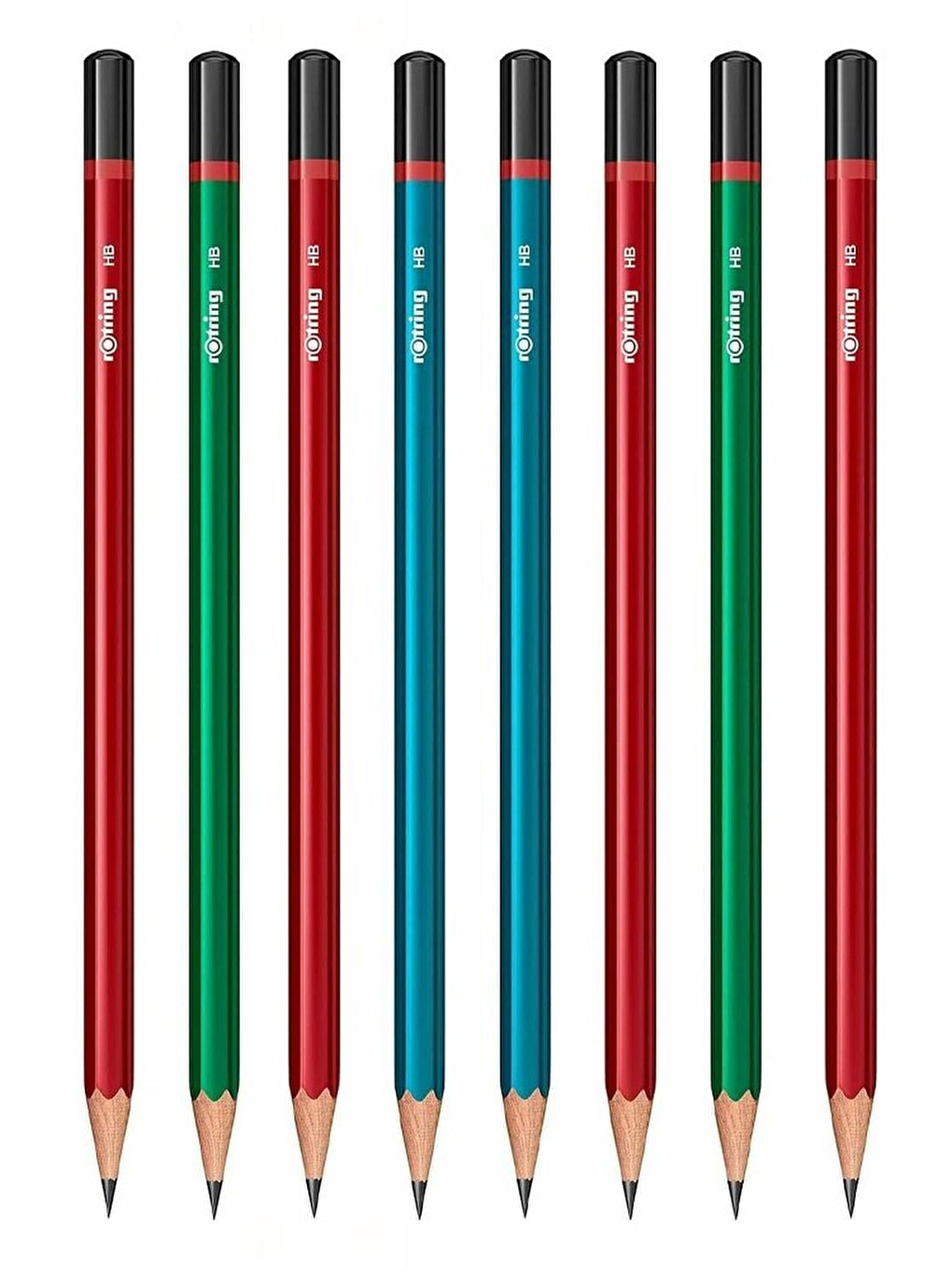 Rotring Kurşun Kalem 8 Li 1 Paket Mercanlı Siyah Kurşun Kalem Hb Kurşun Kalem Okul Büro Ofis