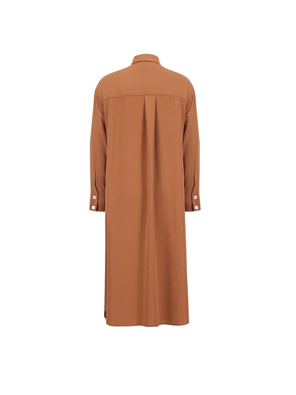 Turuncu Zımba Detaylı Tunik Elbise 25Yh4406 Somon-7