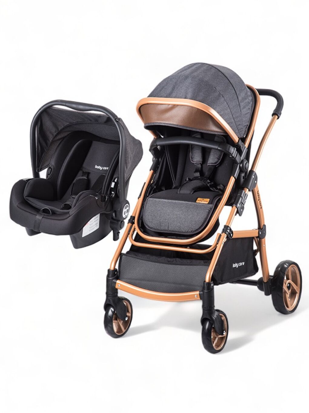 Safari Cross Travel Bebek Arabası - Siyah