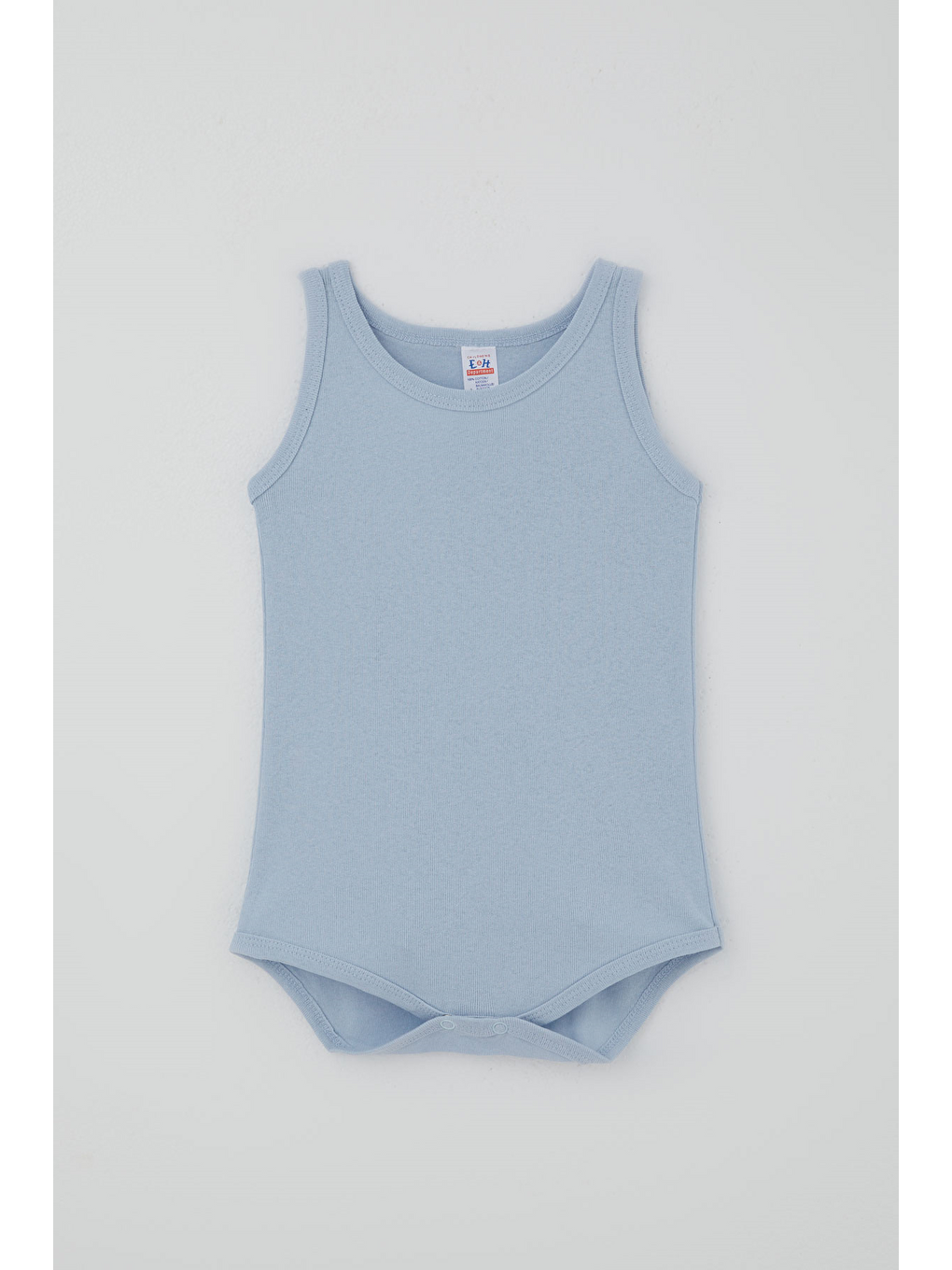 Erkek Çocuk Çıtçıtlı Atlet Zıbın Body Basic Mavi (1-3 Yaş)