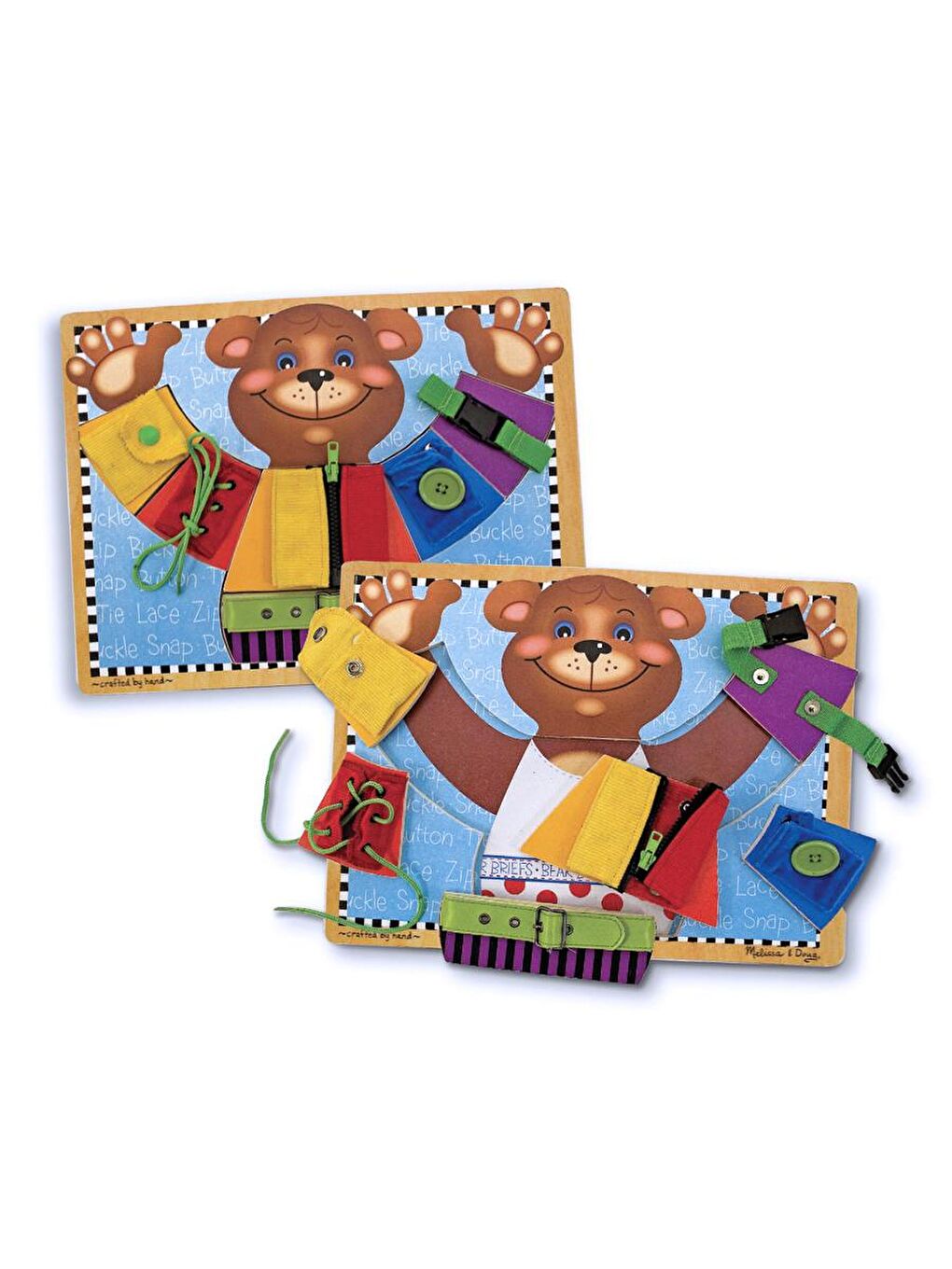 Melissa and Doug Ahşap Temel Beceri Geliştirme Tahtası