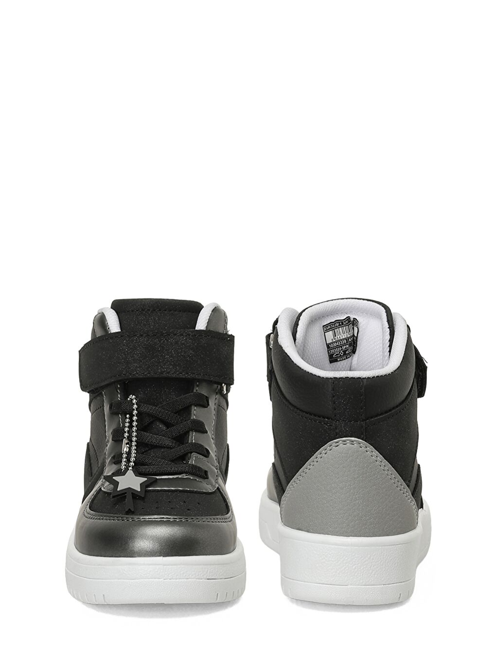 ANNES F 5PR Siyah Kız Çocuk High Sneaker-4