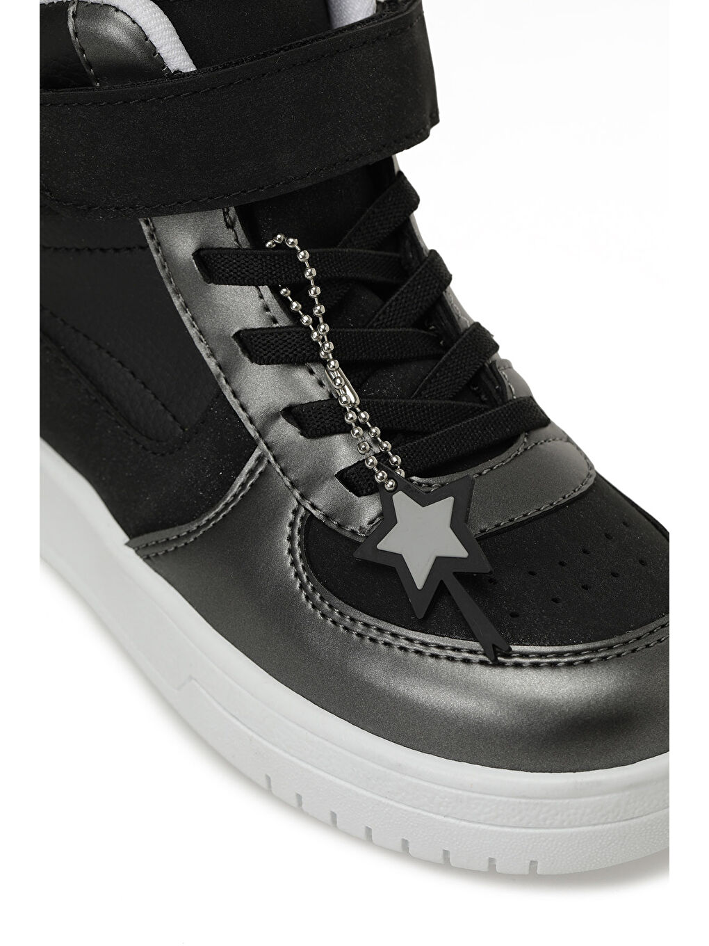 ANNES F 5PR Siyah Kız Çocuk High Sneaker-6