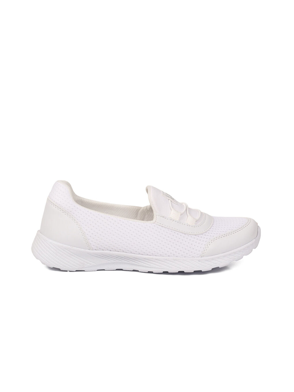 Beyaz Fileli Hafif Esnek Kolay Giyilebilir Kadın Casual Ayakkabı 575 G-1