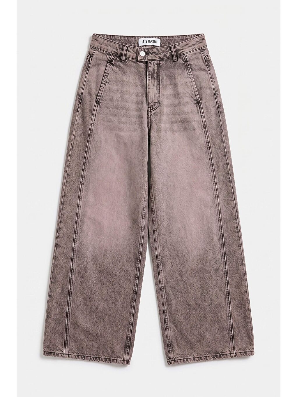 Mavi Kadın Koyu Jean 4s6-165 Barrel Yüksek Bel Fit Süper Bol Kesim Kemer Detaylı Tasarım Denim Jean-3