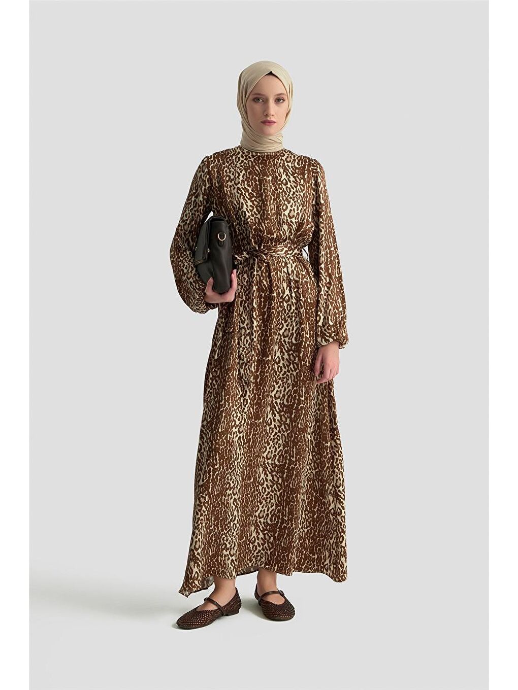 Trend Elbise 24Kt904 Kahverengi