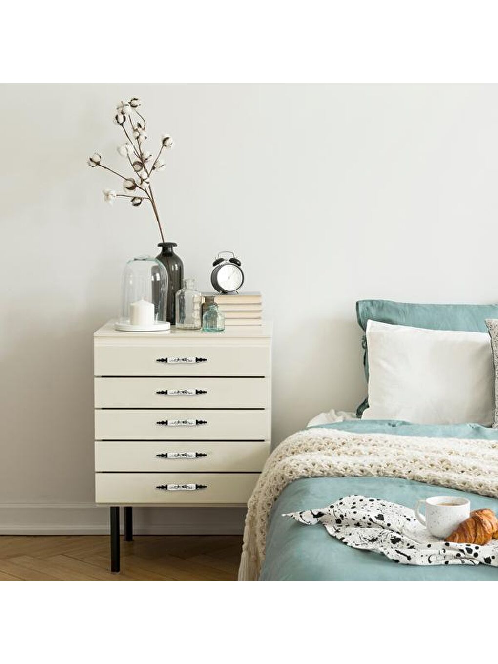 Bozburun 96 Kulp - Beyaz / Siyah-2