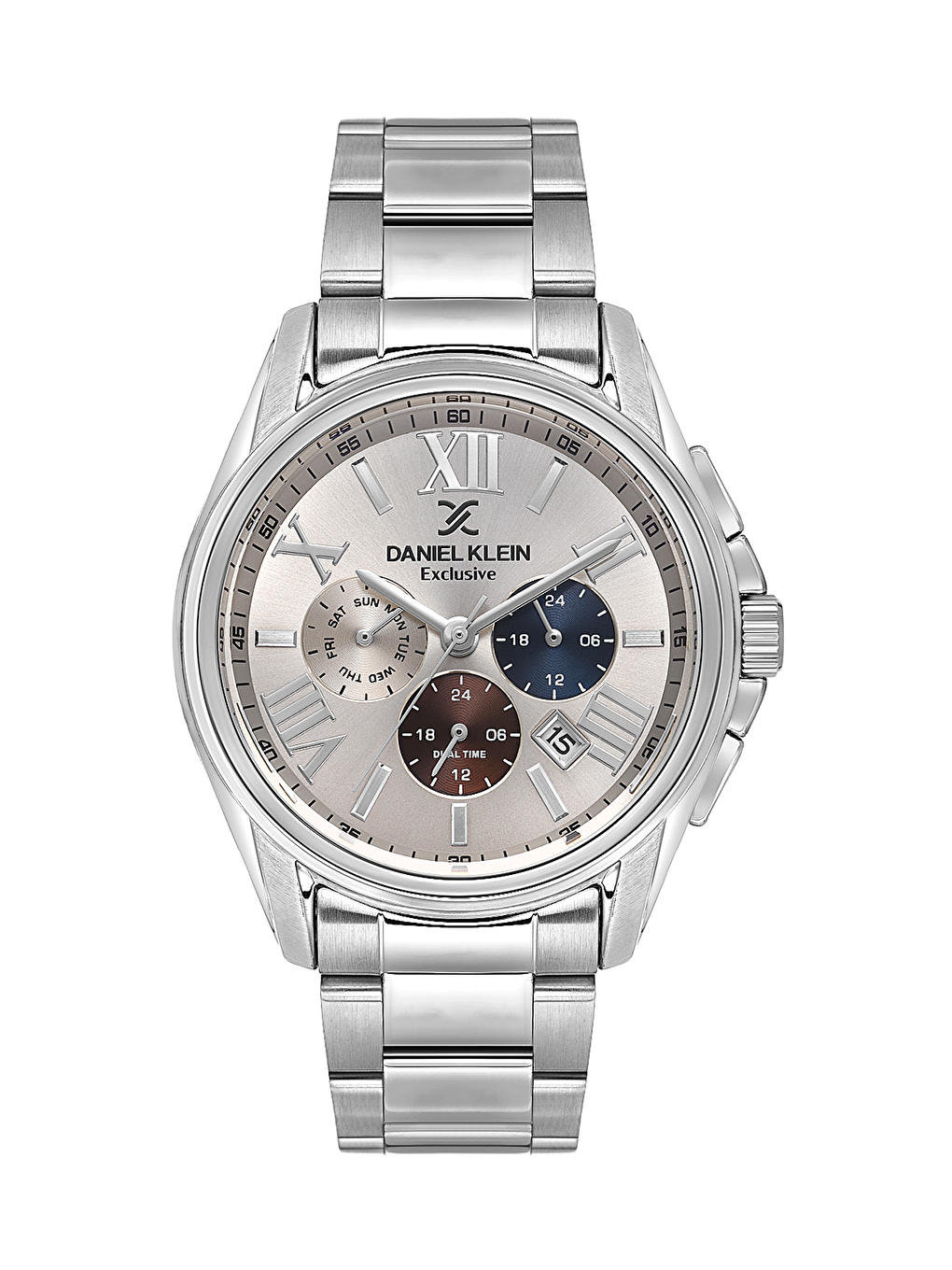 Gri Orijinal 3 Atm Su Geçirmez 2 Yıl Garantili DK.1.14222-4 Exclusive Erkek Kol Saati