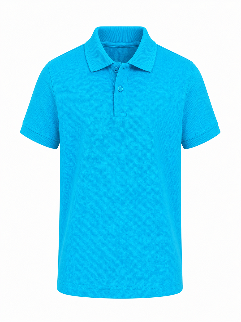 Turkuaz Kids Polo Yaka Basic Kısa Kollu Unisex Çocuk Tişört-2