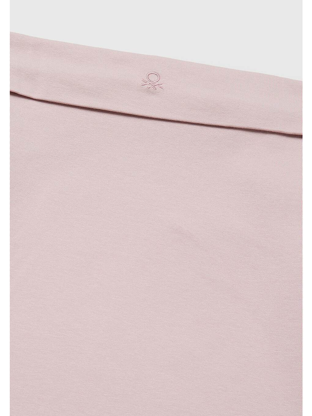 Pembe Kız Çocuk Gül Kurusu Arkası Logo İşlemeli Raglan Kollu Kayık Yaka T-Shirt-2