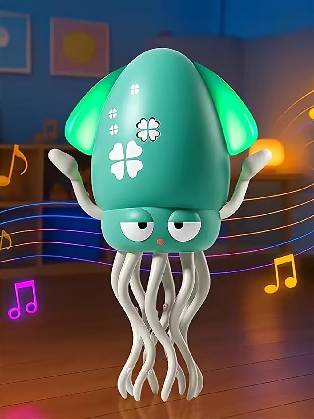 Seher Oyuncak Şarjlı Çok Fonksiyonlu Ahtapot - Yeşil-4