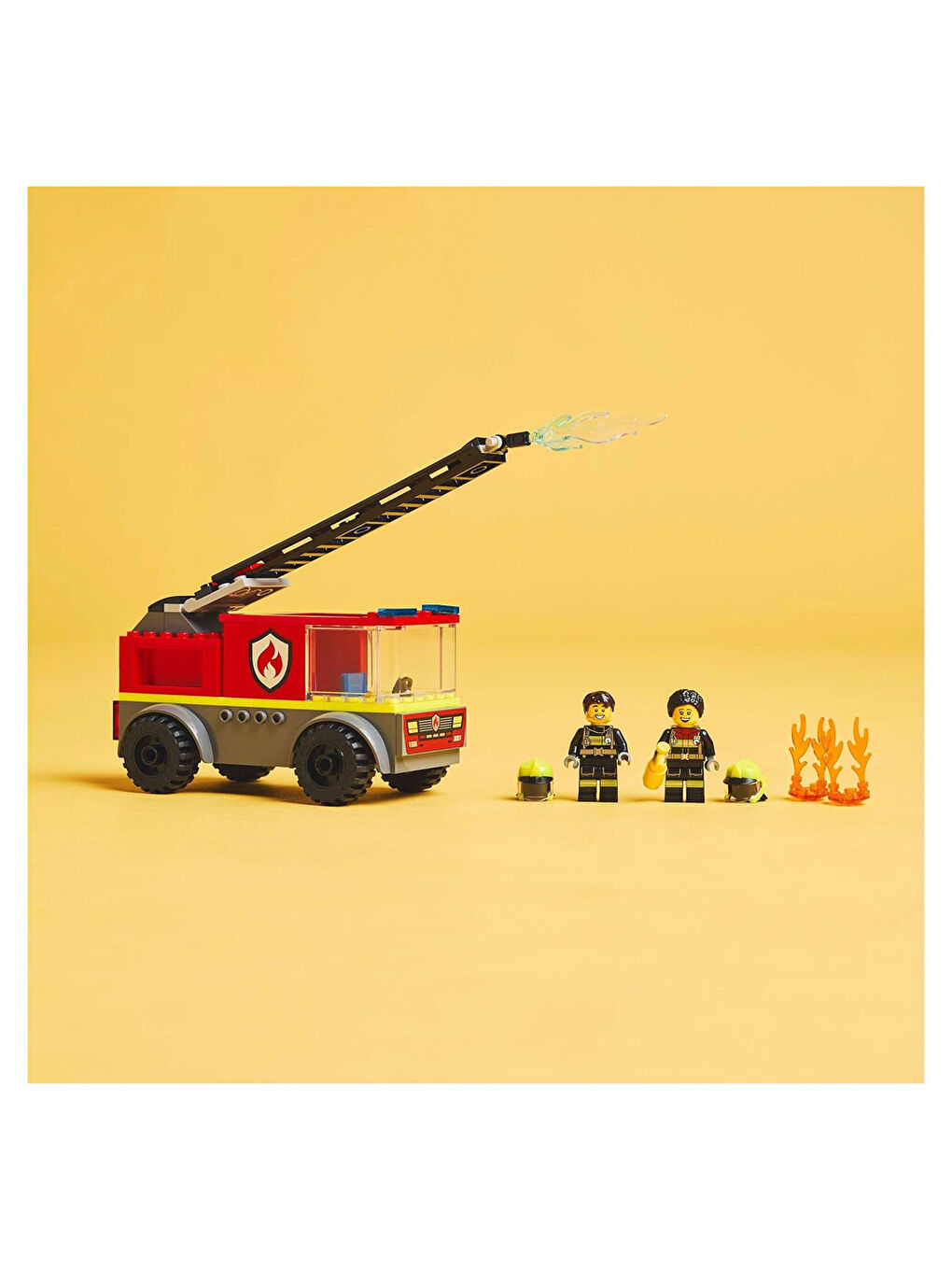 Lego City Merdivenli İtfaiye Kamyonu 60463 - 4