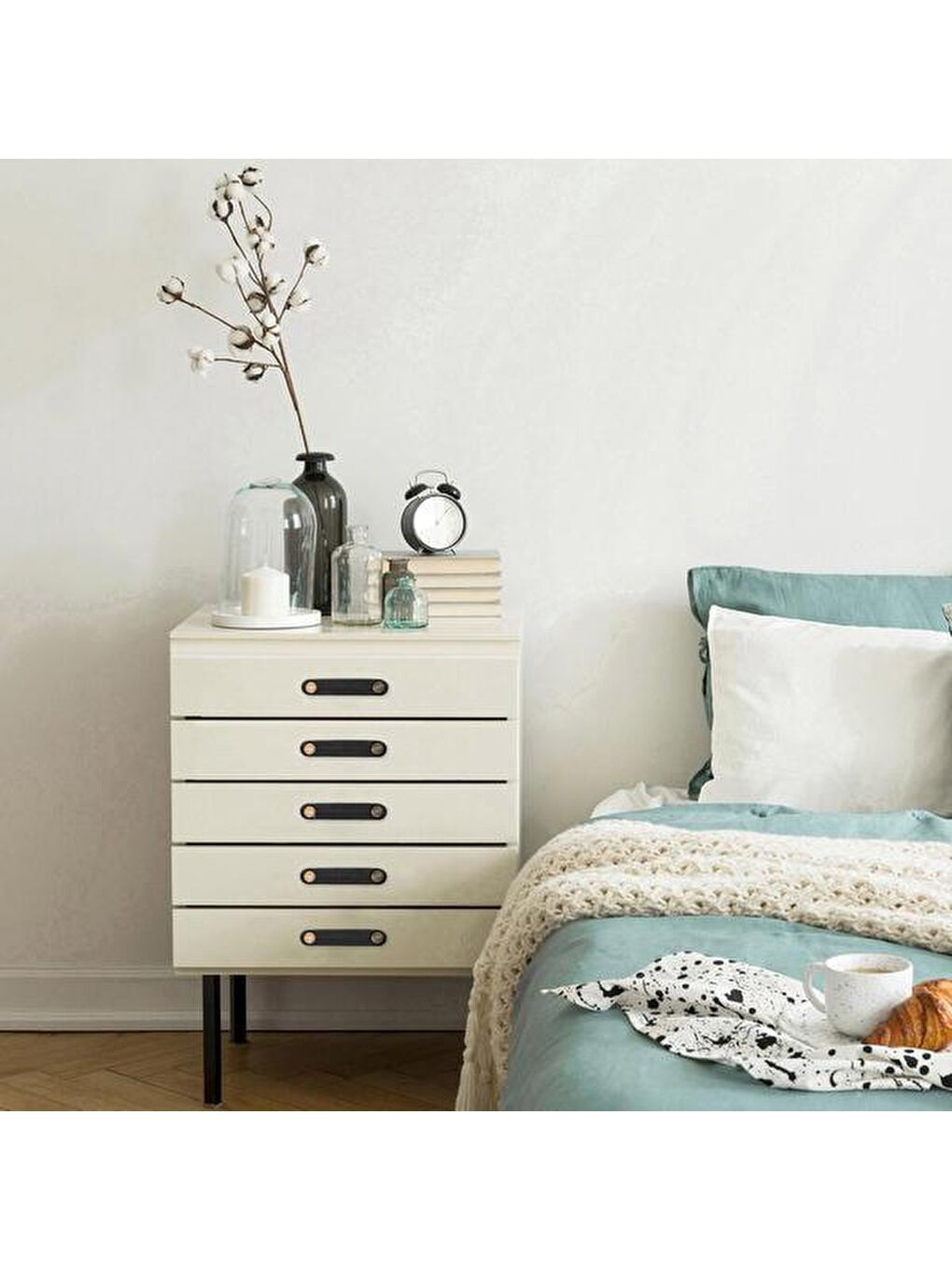 Deri 96 Kulp - Siyah / Antik-4