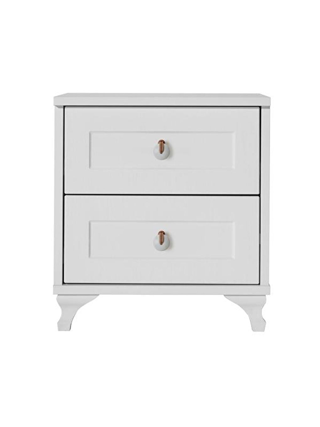 Bohem Sarkaç Düğme Kulp - Beyaz / Antik-1