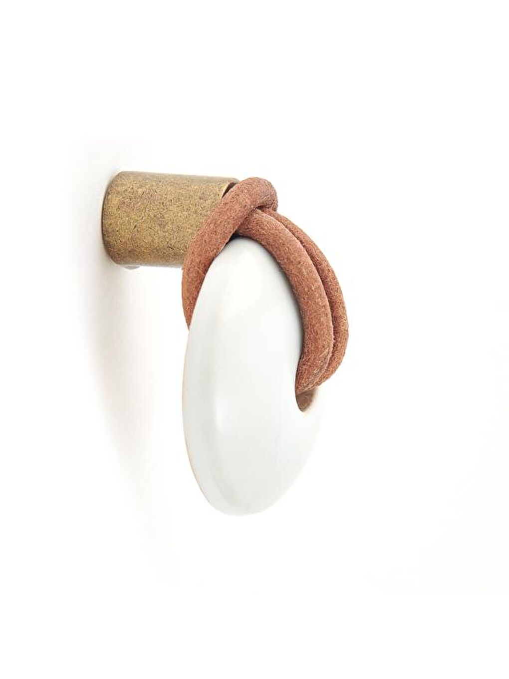 Bohem Sarkaç Düğme Kulp - Beyaz / Antik-2