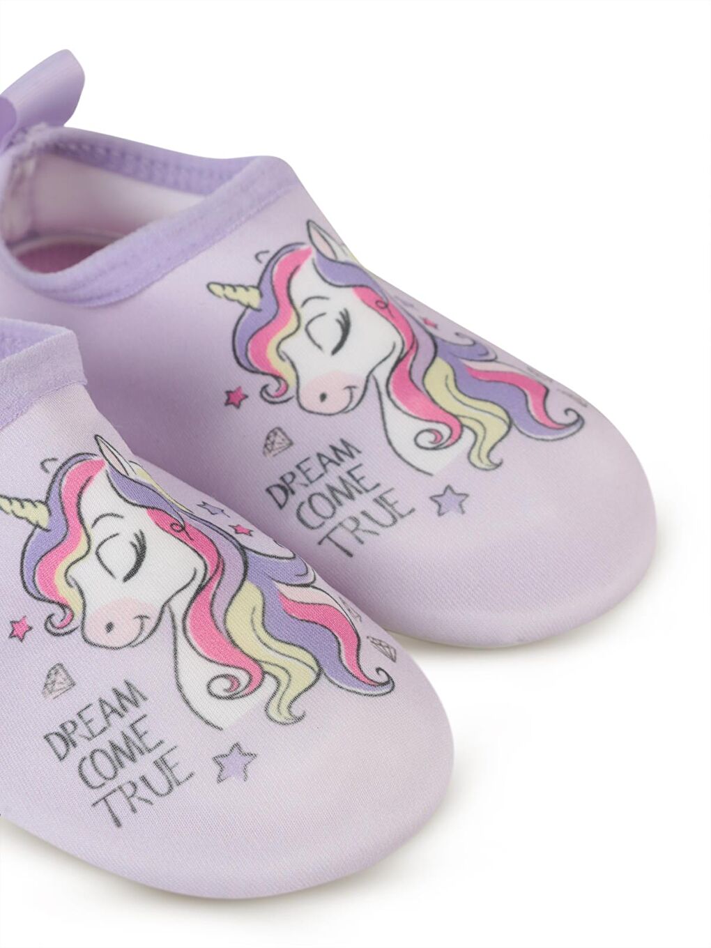 Girls Baskılı Tabanlı 20-24 Numara Deniz Ayakkabısı - Lila 20-1