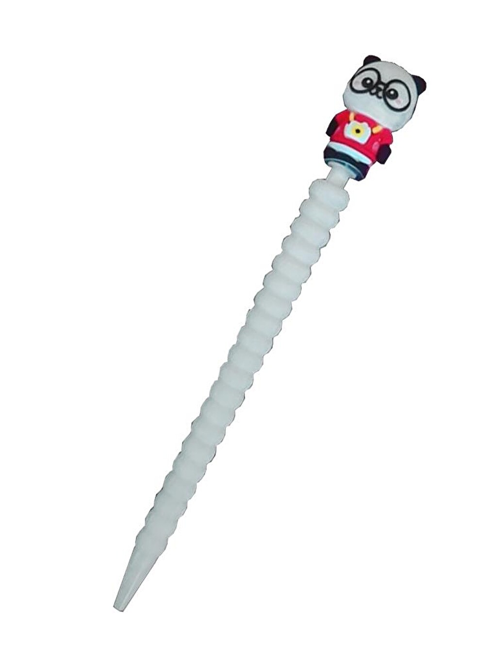 Panda Versatil Kalem 0.7mm Uçlu Kalem 1 Adet Sevimli Gözlüklü Sevimli Panda Mekanik Uçlu Kurşun Kale