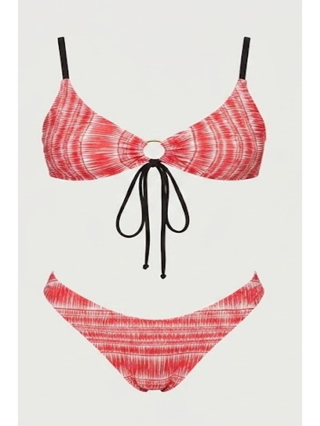 Önden Bağlama Bikini Takım 3256 Kırmızı