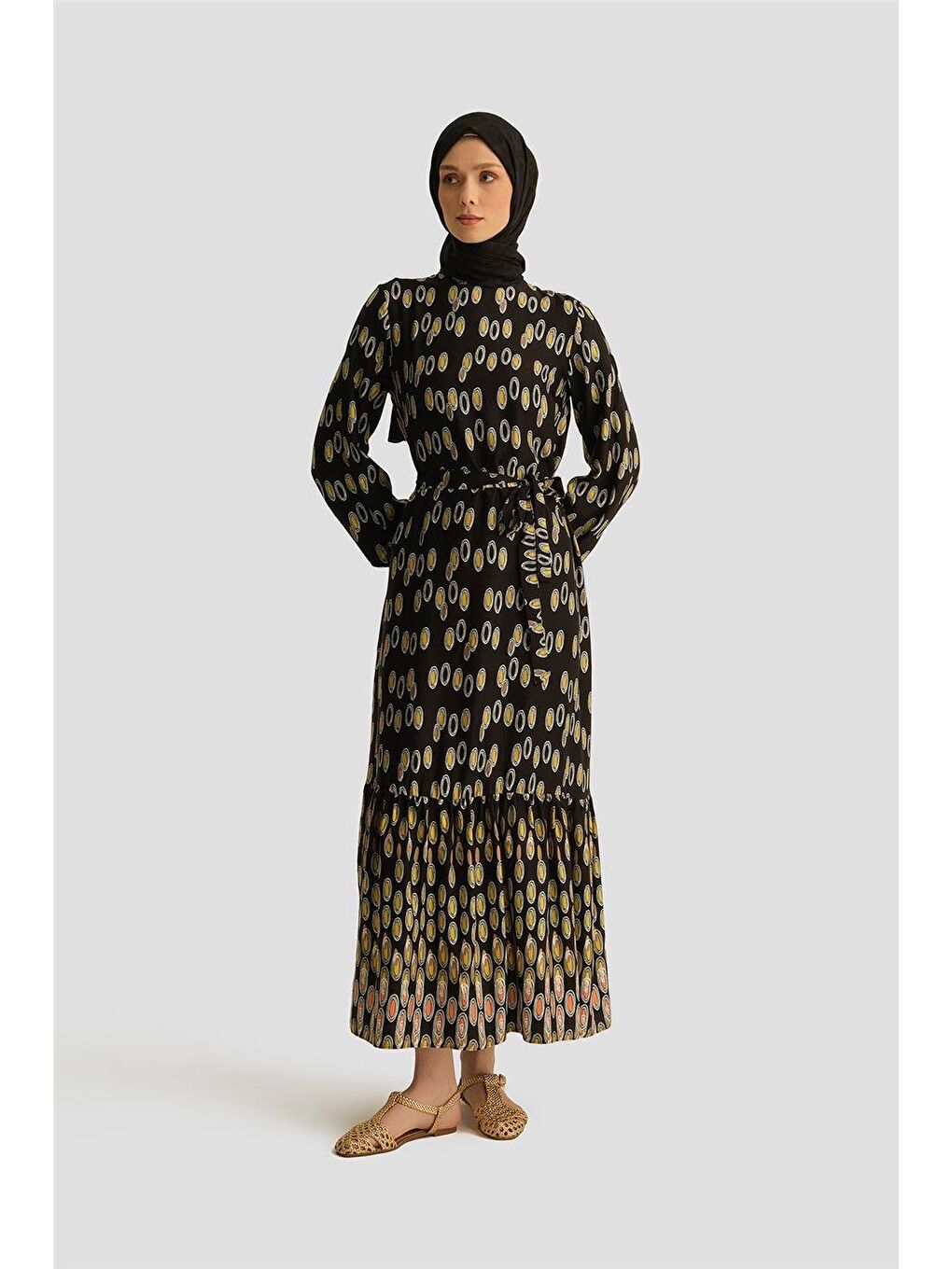 Trend Elbise 25Yt928 Siyah-1