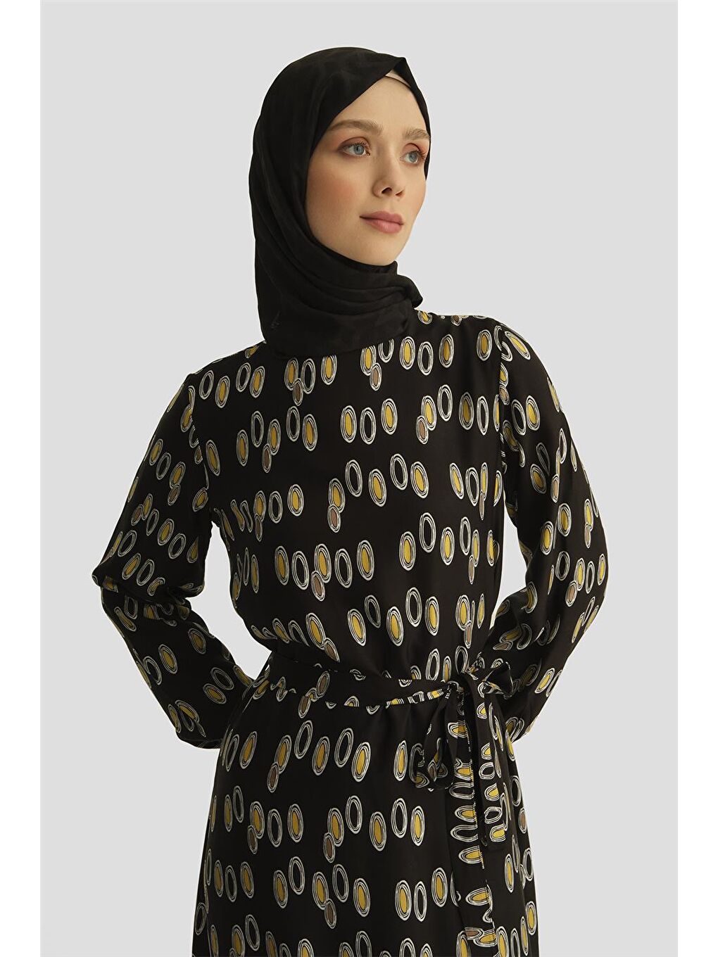 Trend Elbise 25Yt928 Siyah-2