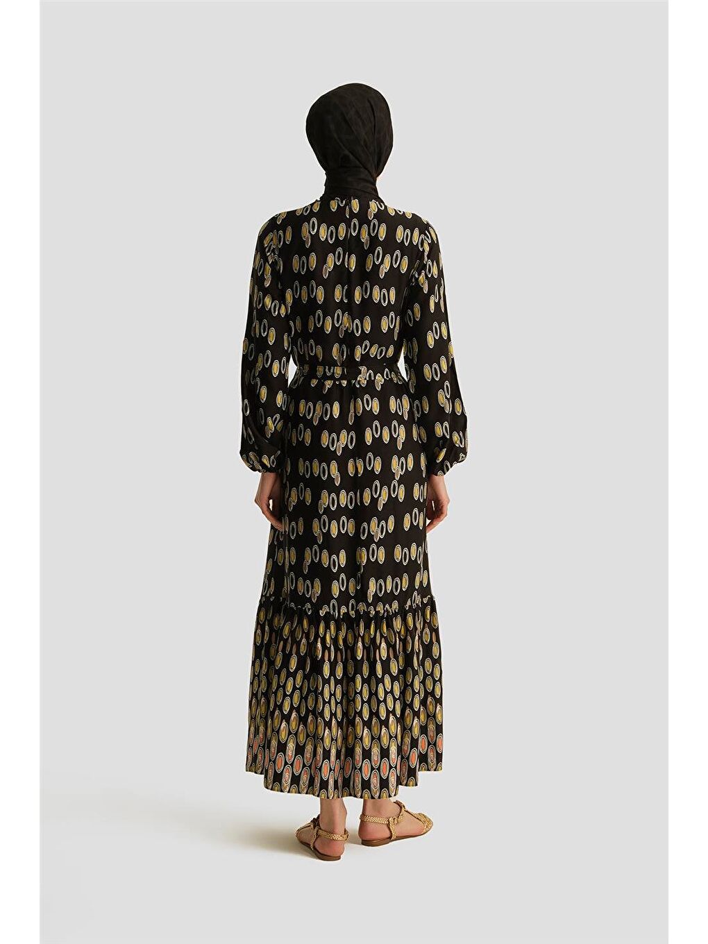 Trend Elbise 25Yt928 Siyah-4