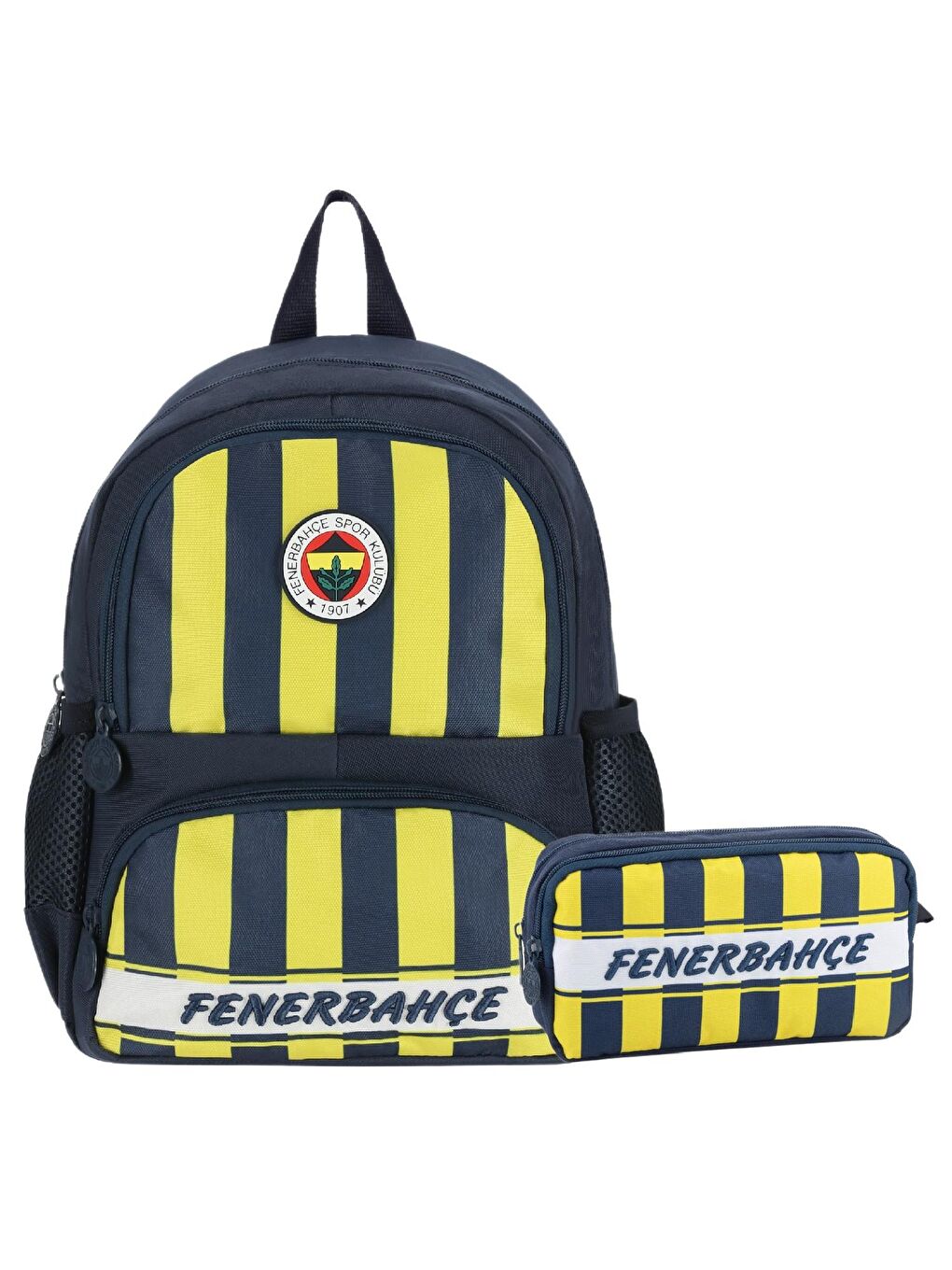 2 Bölmeli Çubuklu Anaokulu Çantası + Kalemlik