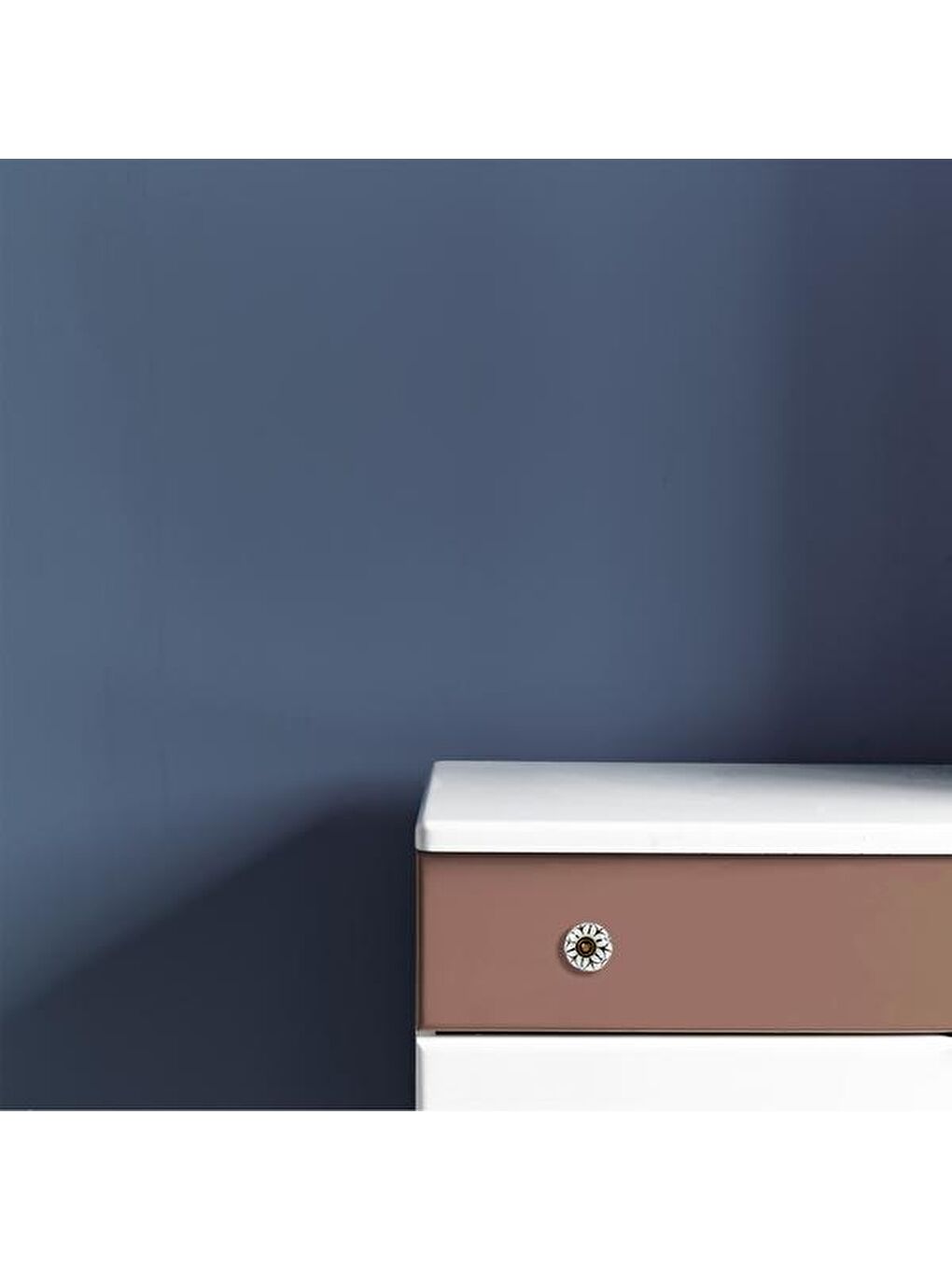 Rustik Düğme Kulp - Beyaz / Antik-1