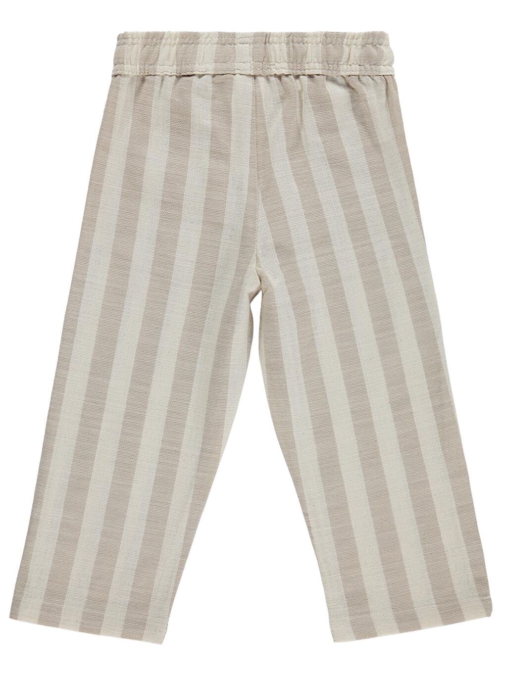 Kahverengi Boys Kendinden Çizgili 2-5 Yaş Pantolon - Kahve-1