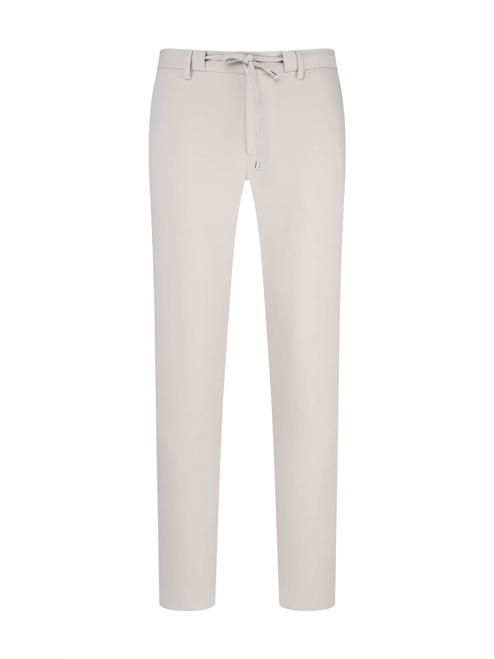 Ekru Rahat Kesim Yandan Cepli Jogger Pantolon