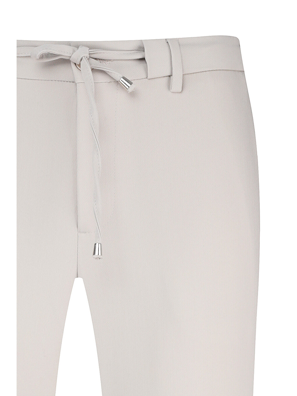 Ekru Rahat Kesim Yandan Cepli Jogger Pantolon-1