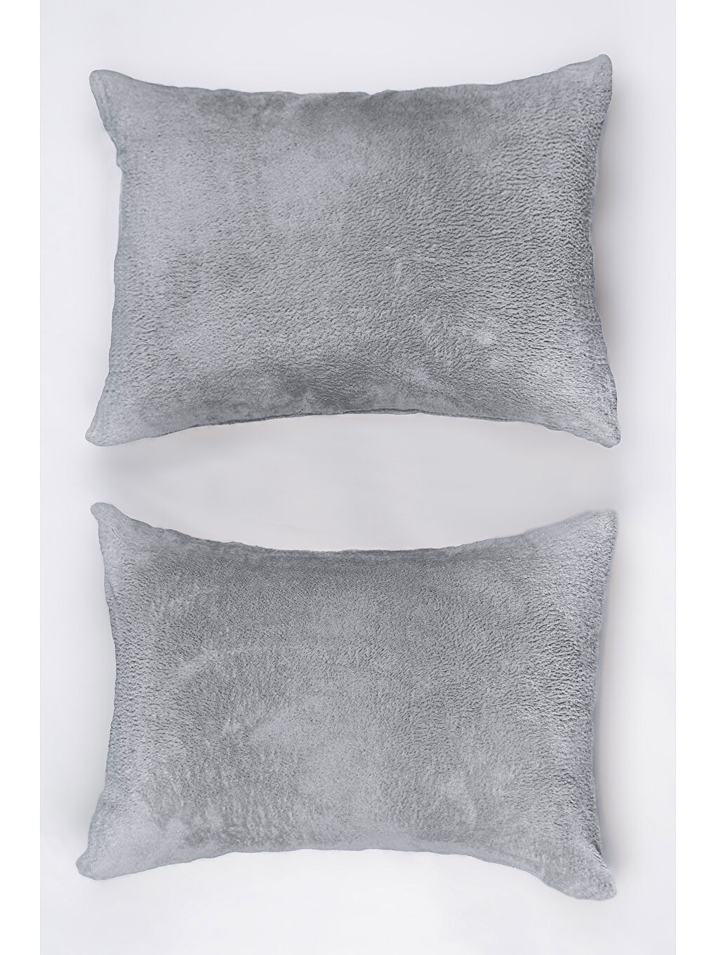 Gri Welsoft Yastık Kılıfı 2'li 50x70 Cm