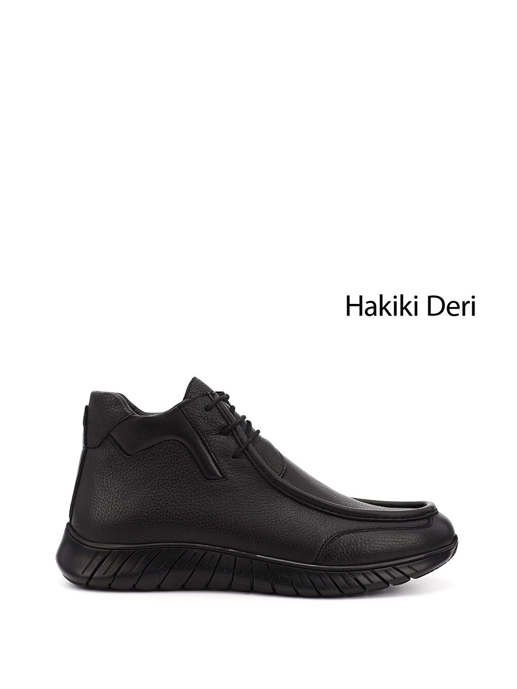 Mor Erkek ZÜMRÜT-SİYAH Fermuarlı Hakiki Deri Outdoor Bot