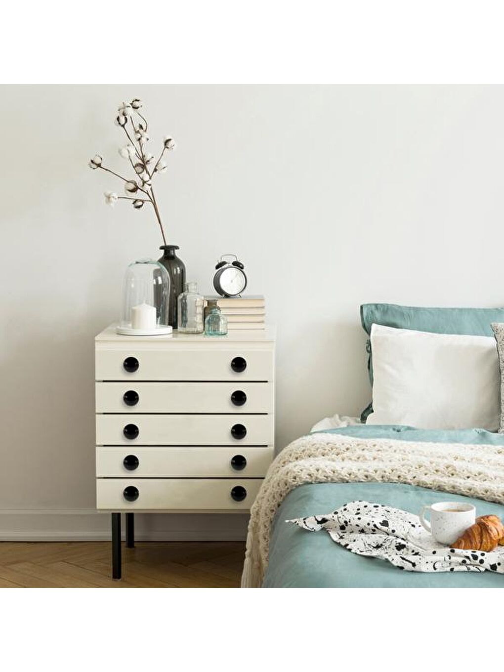 Antalya Düğme Kulp - Siyah-2