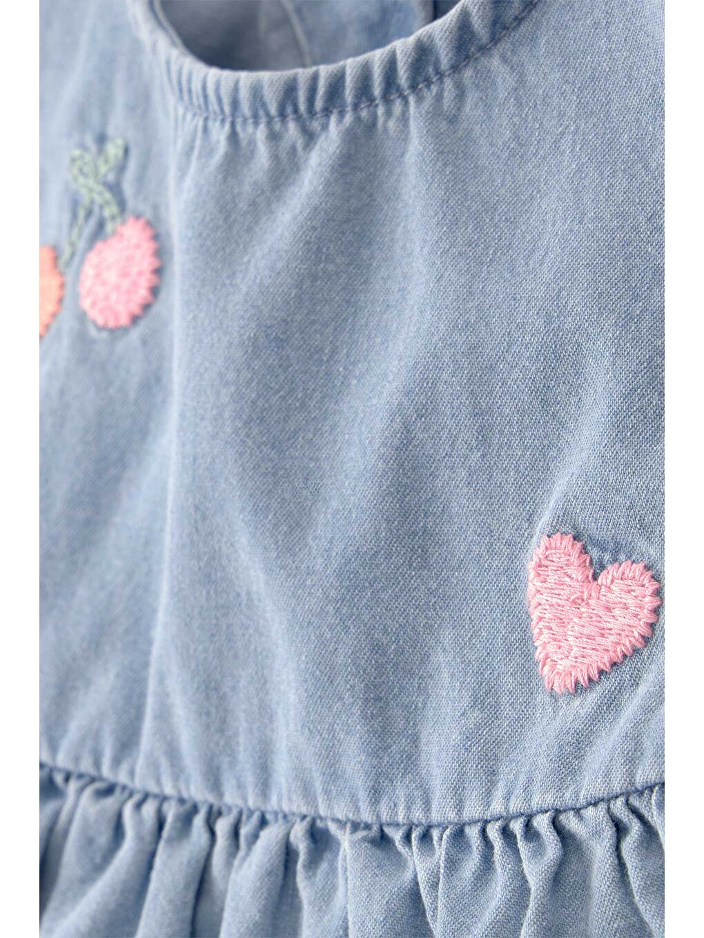 Kız Bebek Body Şort Set 3 Ay-24 Ay Mavi-1